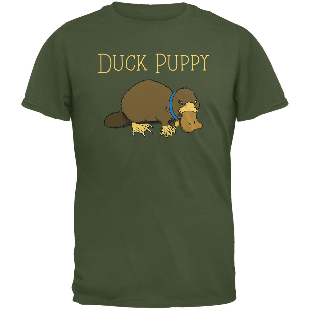 Duck Puppy Platypus Military Green Youth T-Shirt Youth T-Shirts Old Glory LG Green