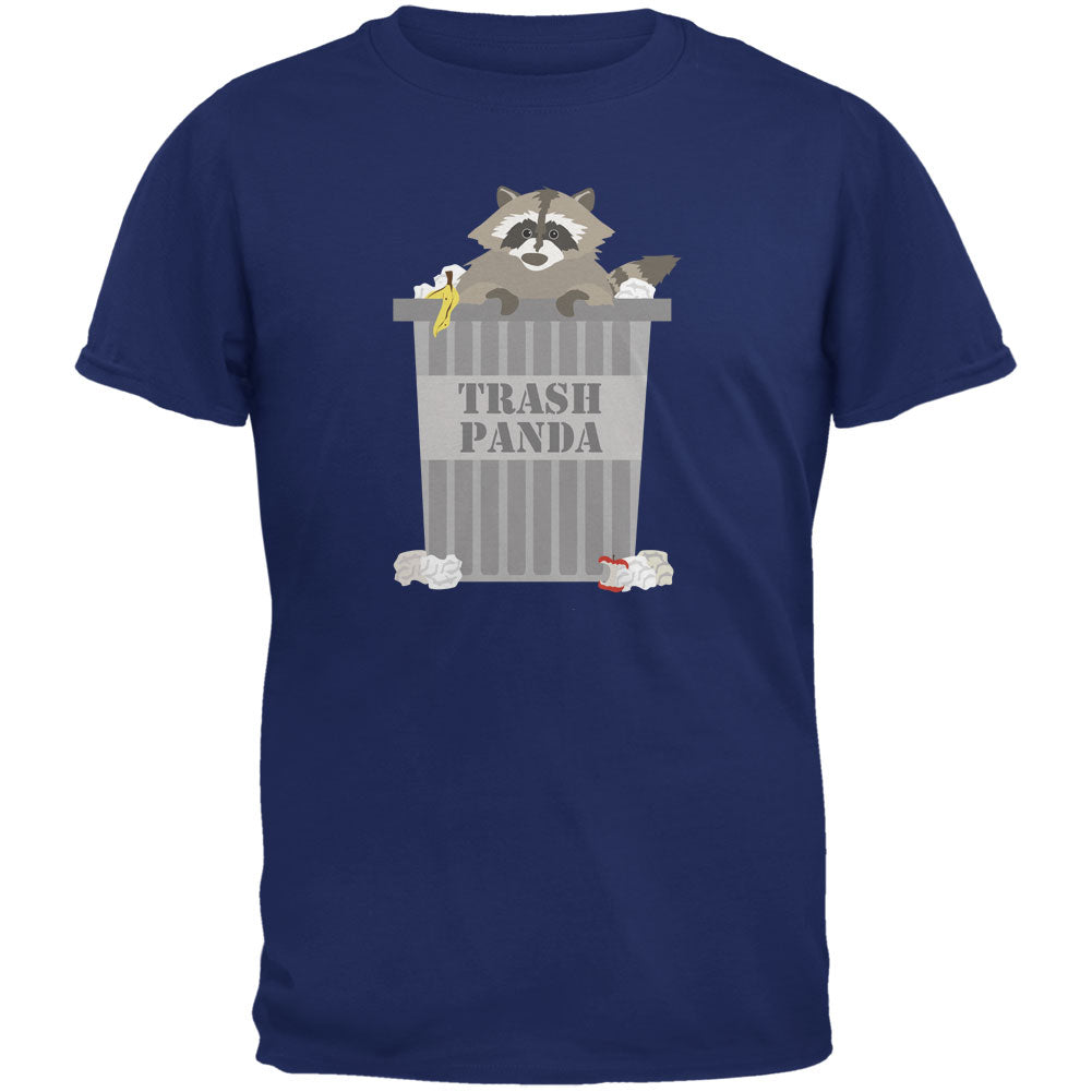 Trash Panda Raccoon Metro Blue Adult T-Shirt Men's T-Shirts Old Glory 2XL Blue