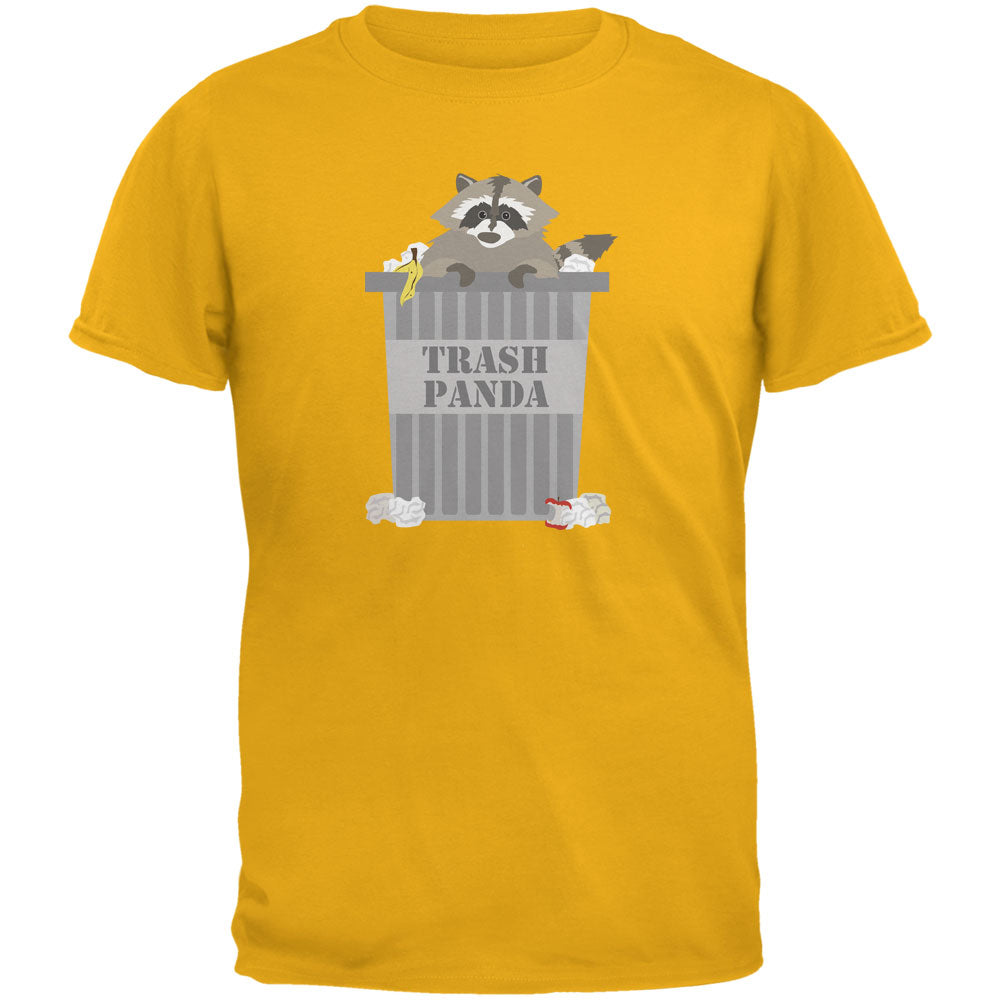 Trash Panda Raccoon Gold Youth T-Shirt Youth T-Shirts Old Glory LG Gold