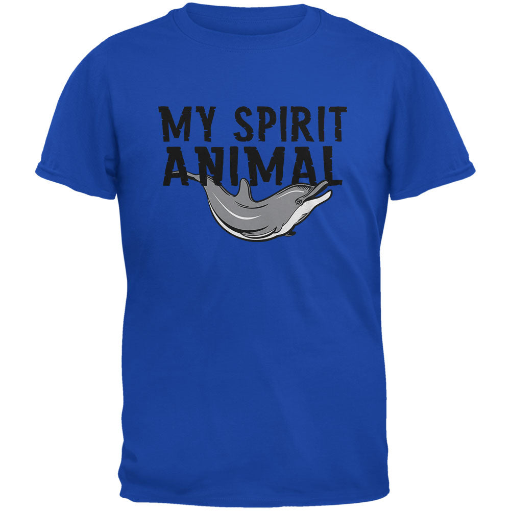 My Spirit Animal Dolphin Royal Youth T-Shirt Youth T-Shirts Old Glory LG Blue