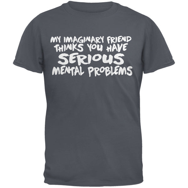 My Imaginary Friend Charcoal Grey Adult T-Shirt  Old Glory SM