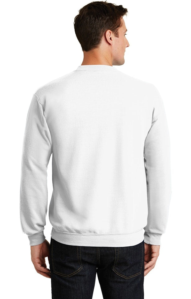 Seattle Seahawks - Est 1976 Logo Striker Sandstone Premium Crew Neck Sweatshirt Men's Sweatshirts Seattle Seahawks
