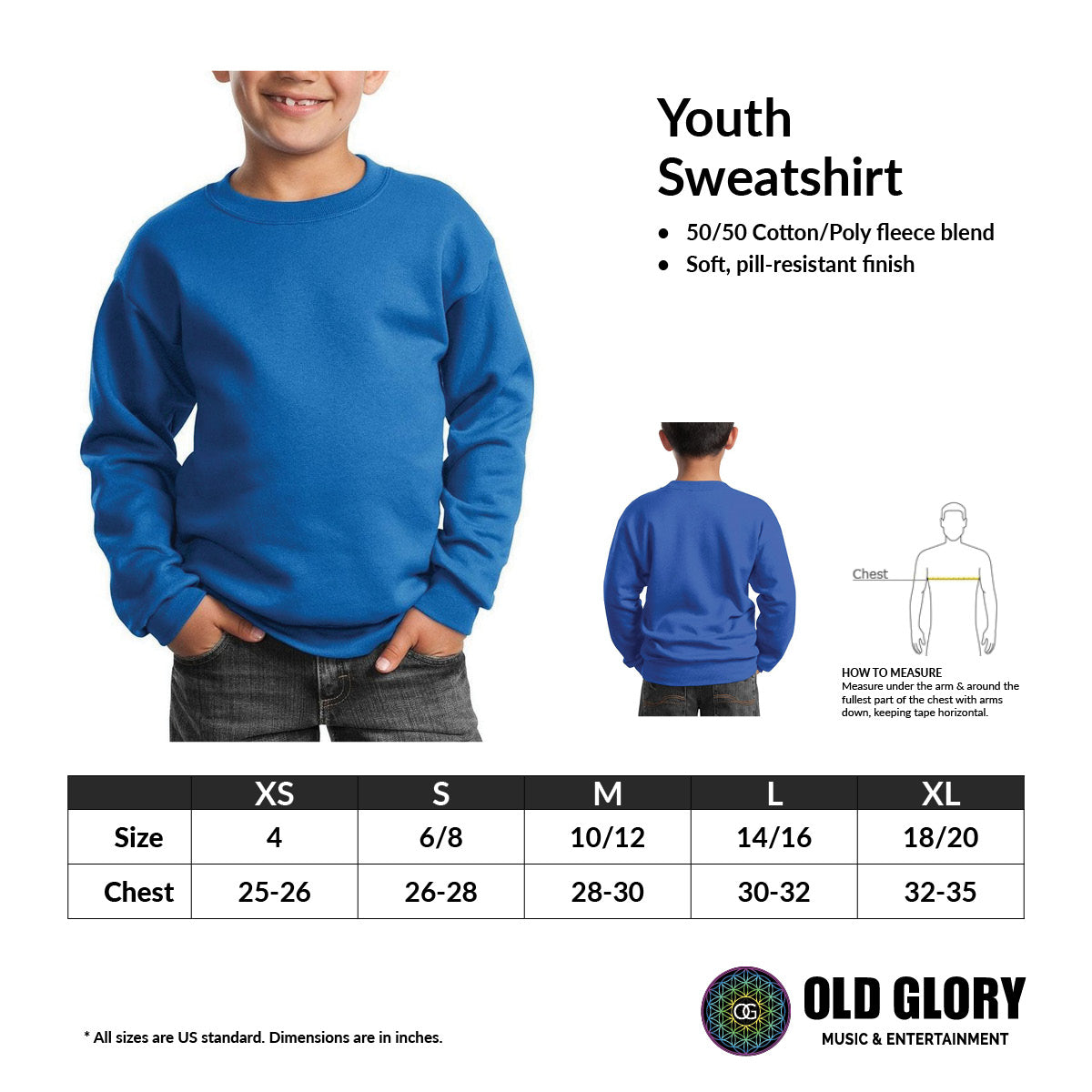Ugly Christmas Sweater Big Llama Youth Sweatshirt Youth Sweatshirts Old Glory