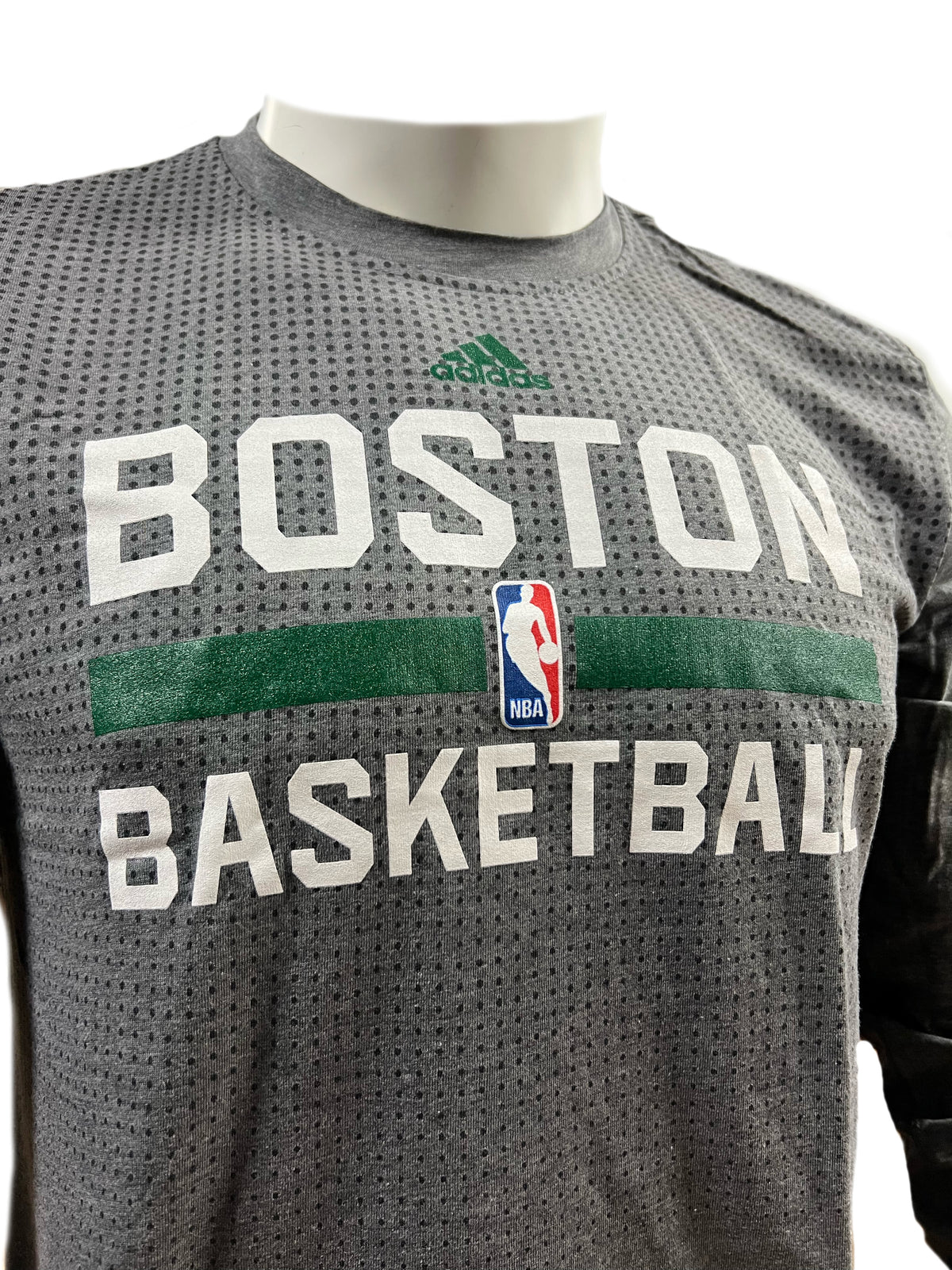 Boston Celtics - On Court Adidas Aeroknit Mens Long Sleeve T Shirt Men's Long Sleeves Old Glory SM  