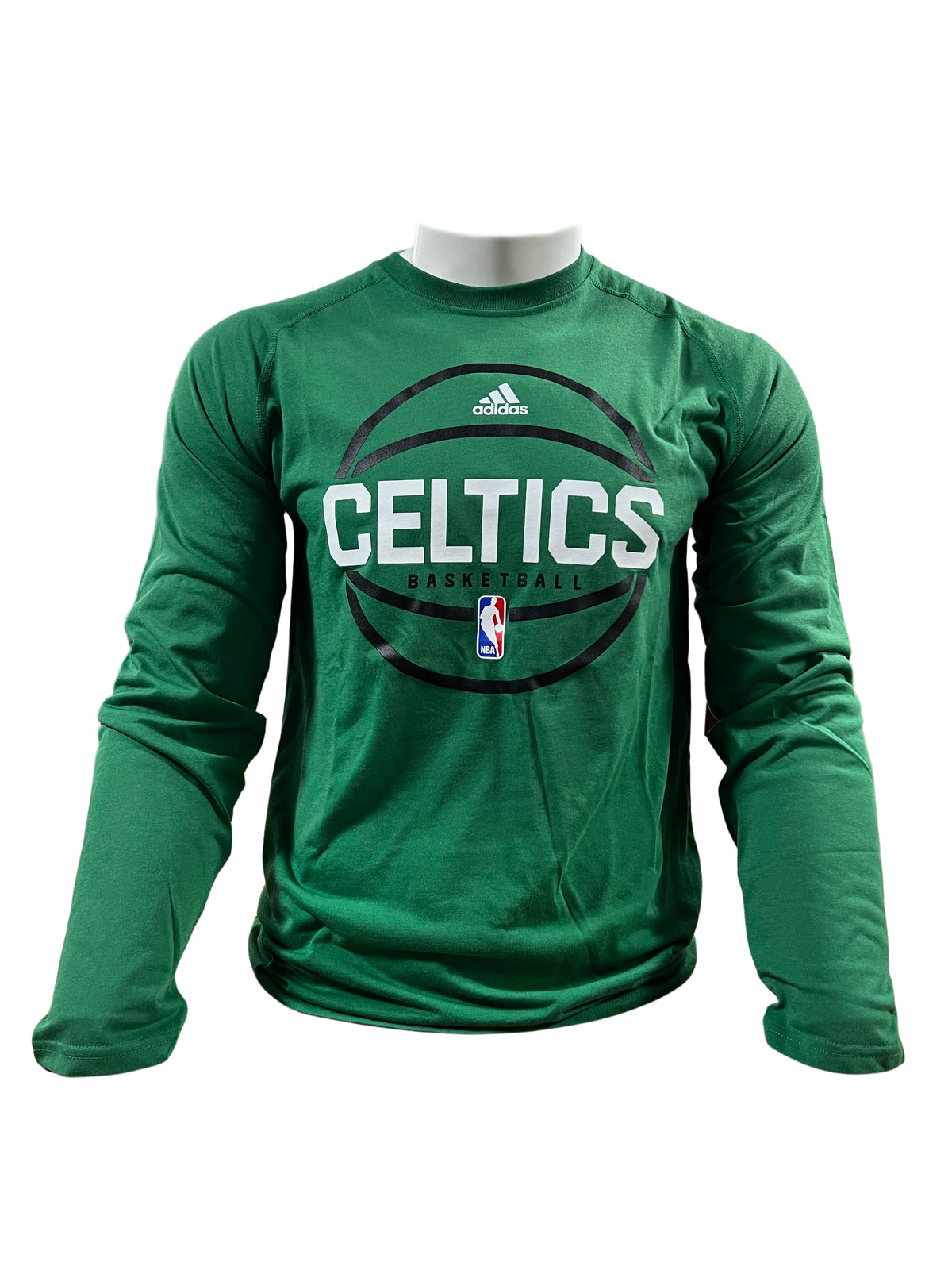 Boston Celtics - Adidas Ultimate Performance Practice Long Sleeve T Shirt Men's Long Sleeves Old Glory   