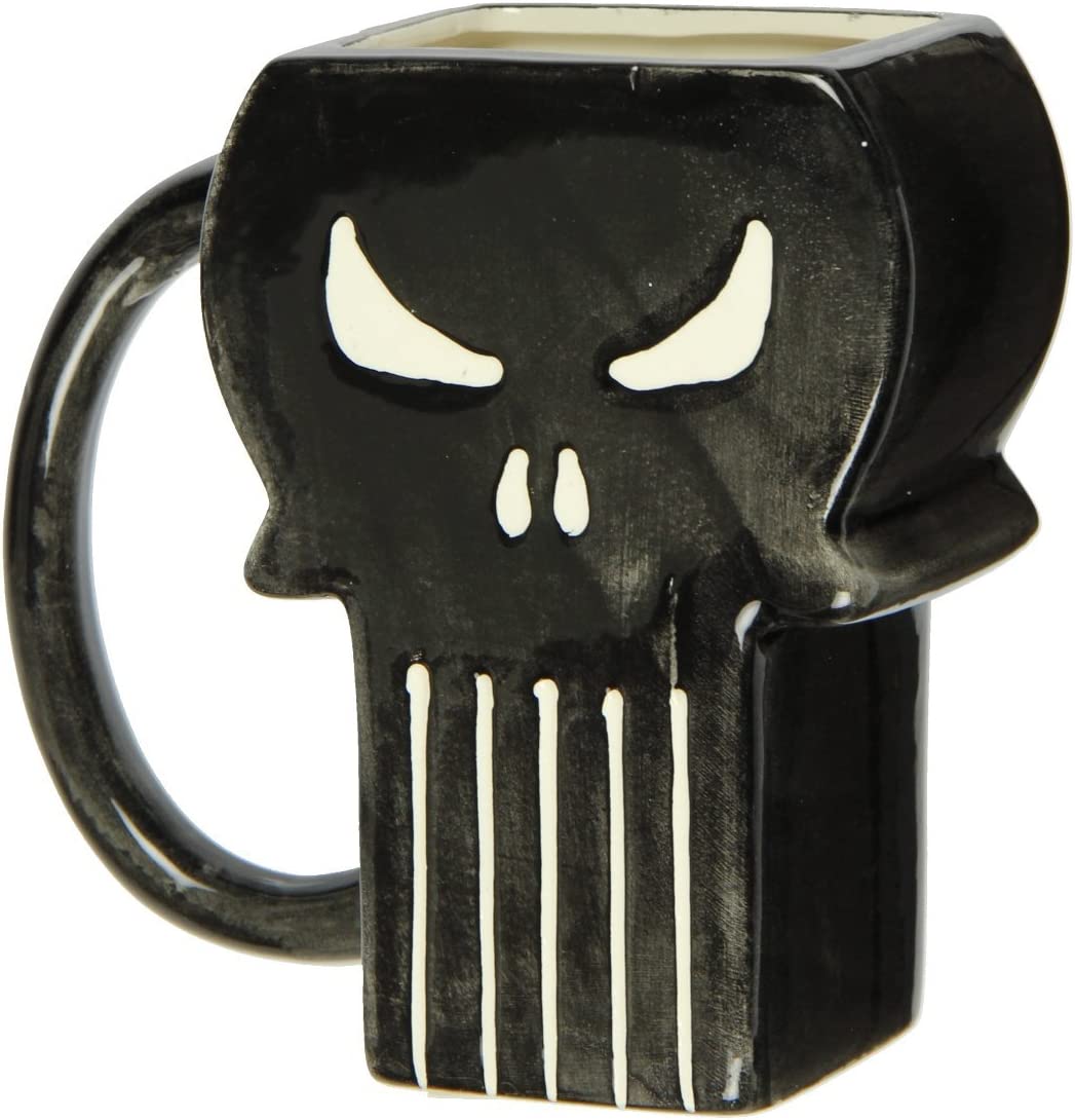 Punisher - Skull Logo Molded Coffee Mug Coffee Mugs Old Glory   