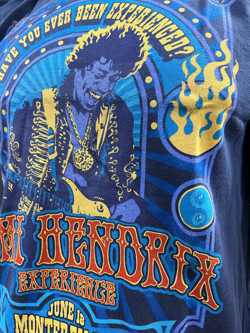 Jimi Hendrix - Monterey Pop Mens T-Shirt Men's T-Shirts Old Glory   