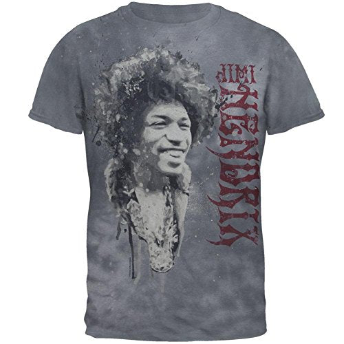 Jimi Hendrix - Portrait Tie Dye Mens T Shirt T-Shirts Old Glory MD  