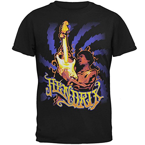 Jimi Hendrix - Burning Desire Mens T Shirt Men's T-Shirts Old Glory