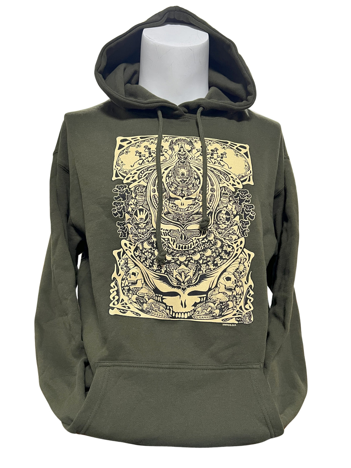 Grateful Dead - Aiko Retro Pullover Hoodie Men's Hoodies Grateful Dead XL Green