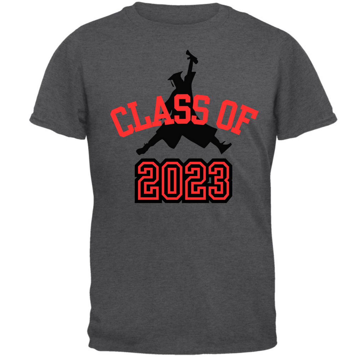 Class of 2023 Graduation Jumping Grad T Shirt  Old Glory   