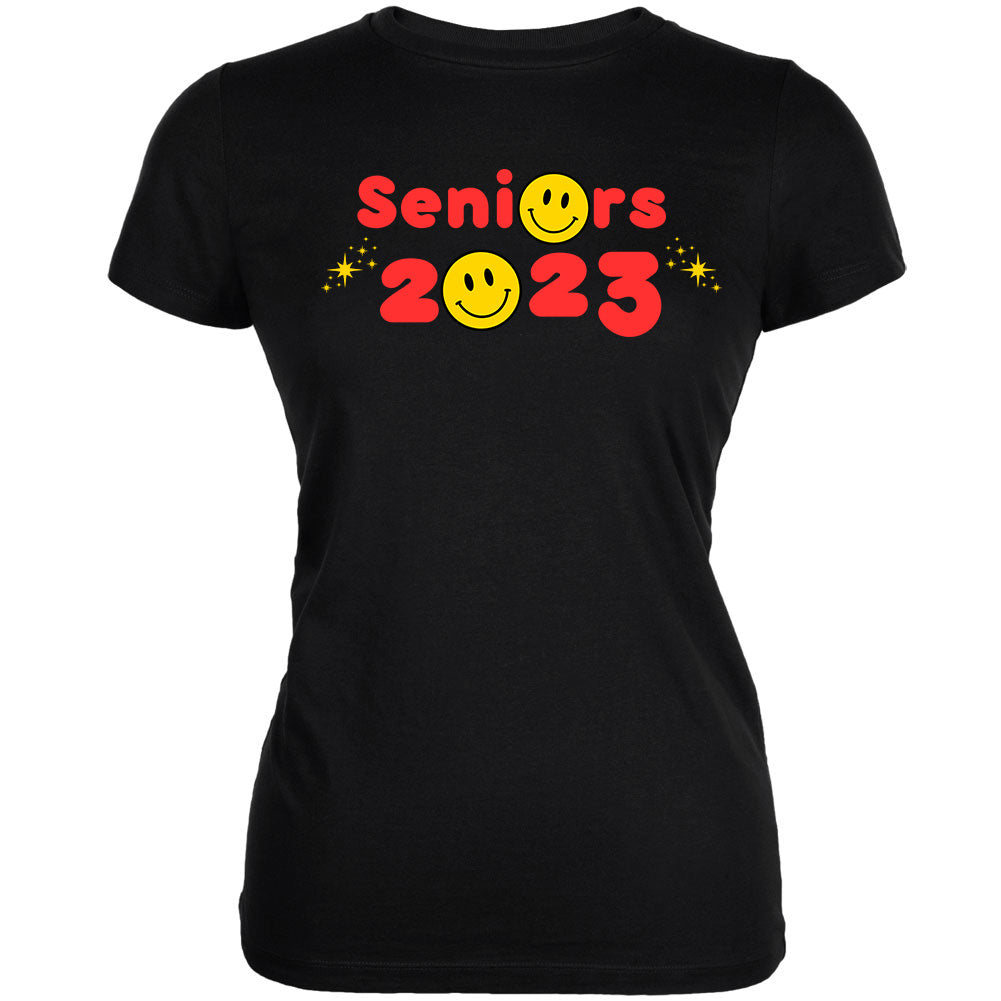 Class of 2023 Graduation Happy Face Seniors Juniors T Shirt  Old Glory   