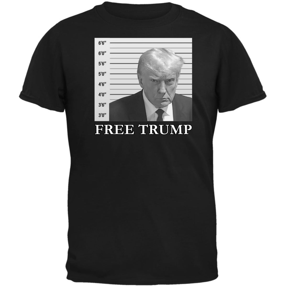 Free Donald Trump Mugshot 2023 Mens T Shirt  Old Glory   