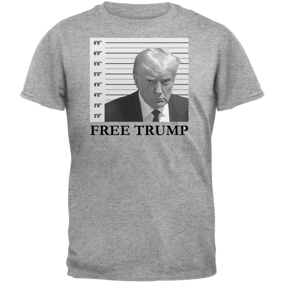 Free Donald Trump Mugshot 2023 Mens T Shirt  Old Glory   