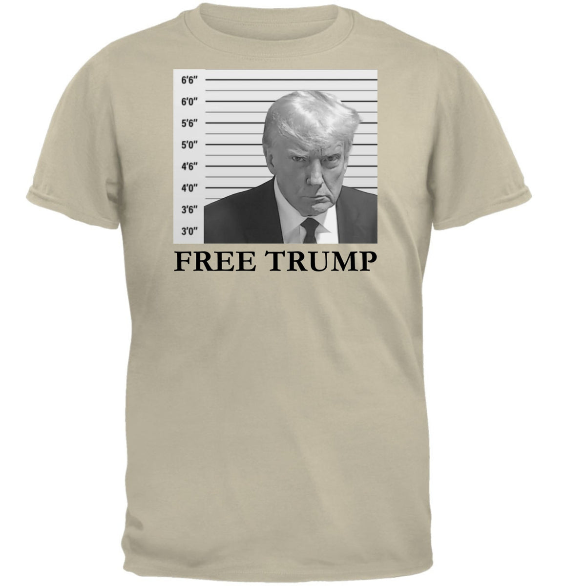 Free Donald Trump Mugshot 2023 Mens T Shirt  Old Glory   