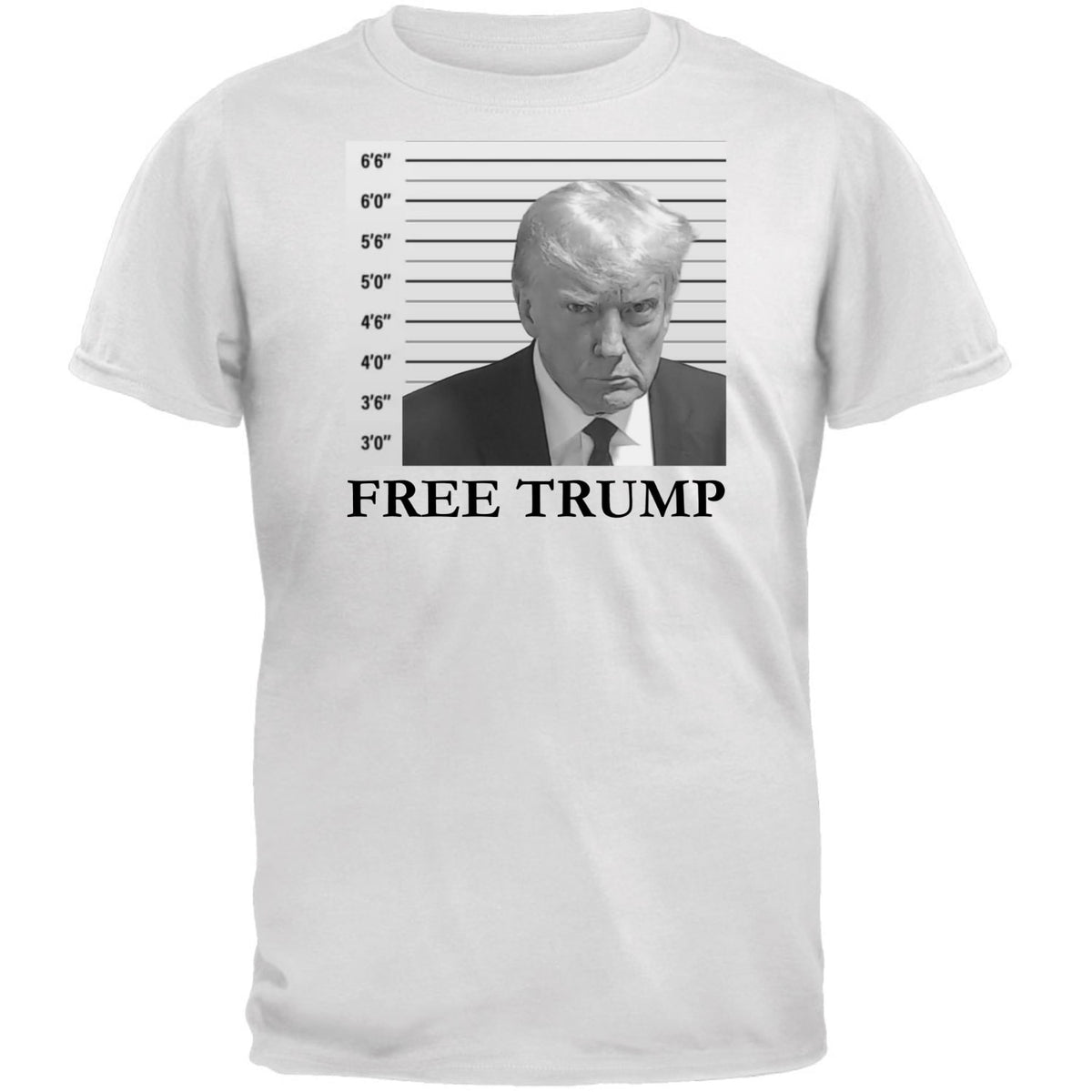 Free Donald Trump Mugshot 2023 Mens T Shirt  Old Glory   