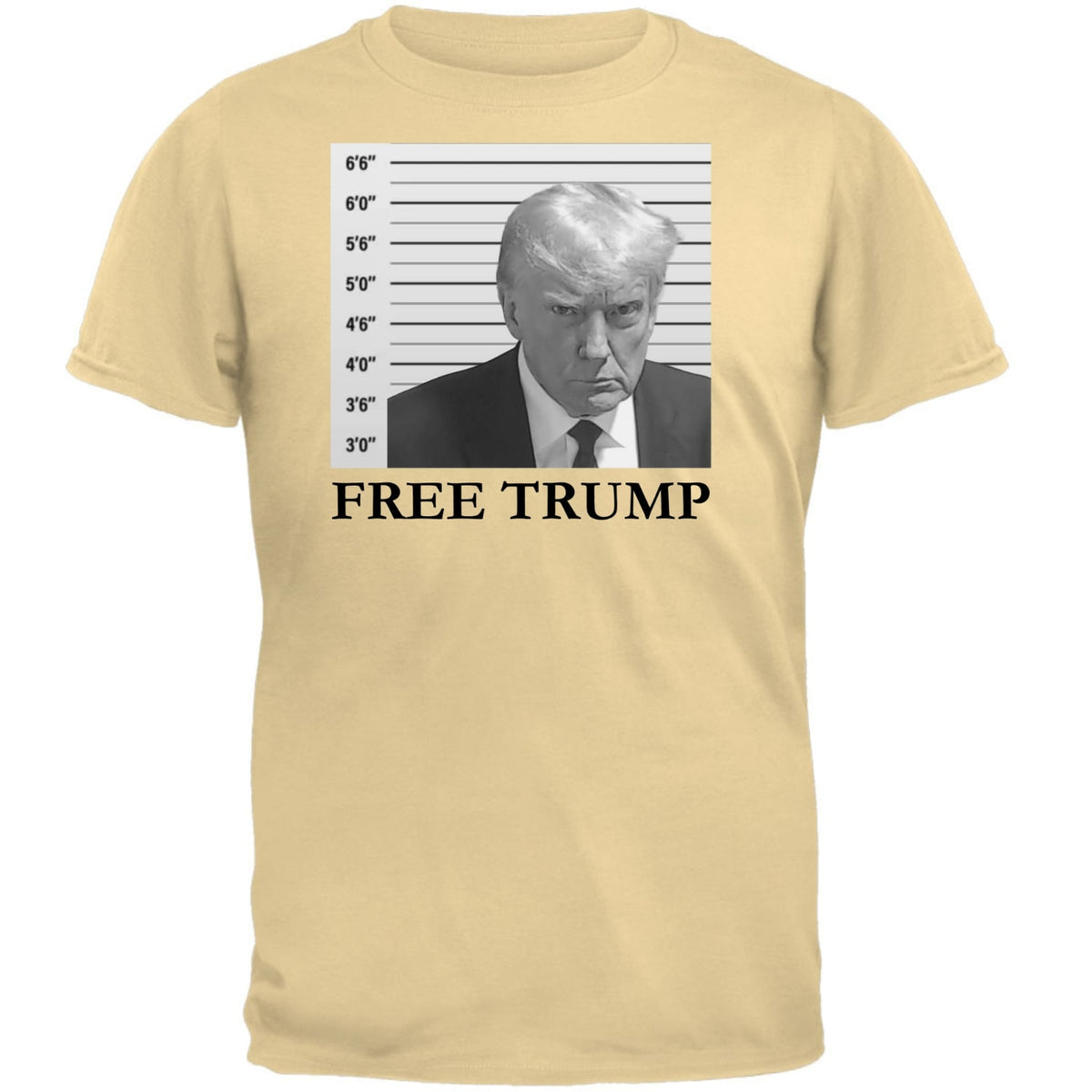 Free Donald Trump Mugshot 2023 Mens T Shirt  Old Glory   