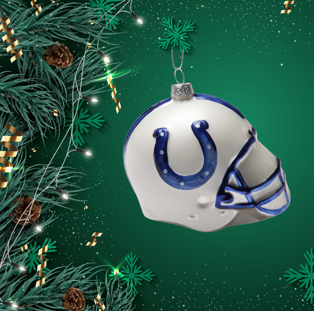 Indianapolis Colts - Glass Helmet Ornament 3 Pack - OS / Multicoloured Ornaments Old Glory   