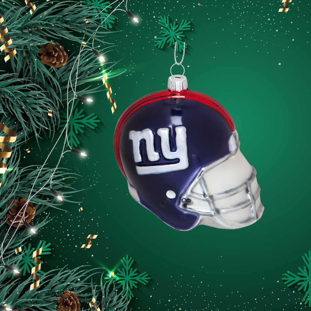 New York Giants - Glass Helmet Ornament 3 Pack - OS / Multi Ornaments Old Glory   