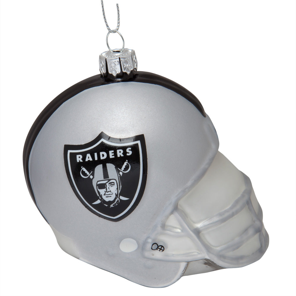 Oakland Raiders - Glass Helmet Ornament 3 Pack - OS / Multi Ornaments Old Glory   