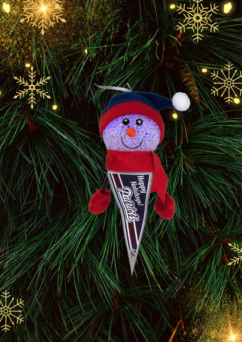 New England Patriots - Light-Up Snowman Pennant Ornament 3 Pack - OS / Multicoloured Ornaments Old Glory   