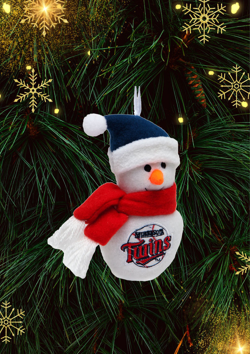 Minnesota Twins - Plush Snowman Ornament 3 Pack - OS / Multicoloured Ornaments Old Glory   