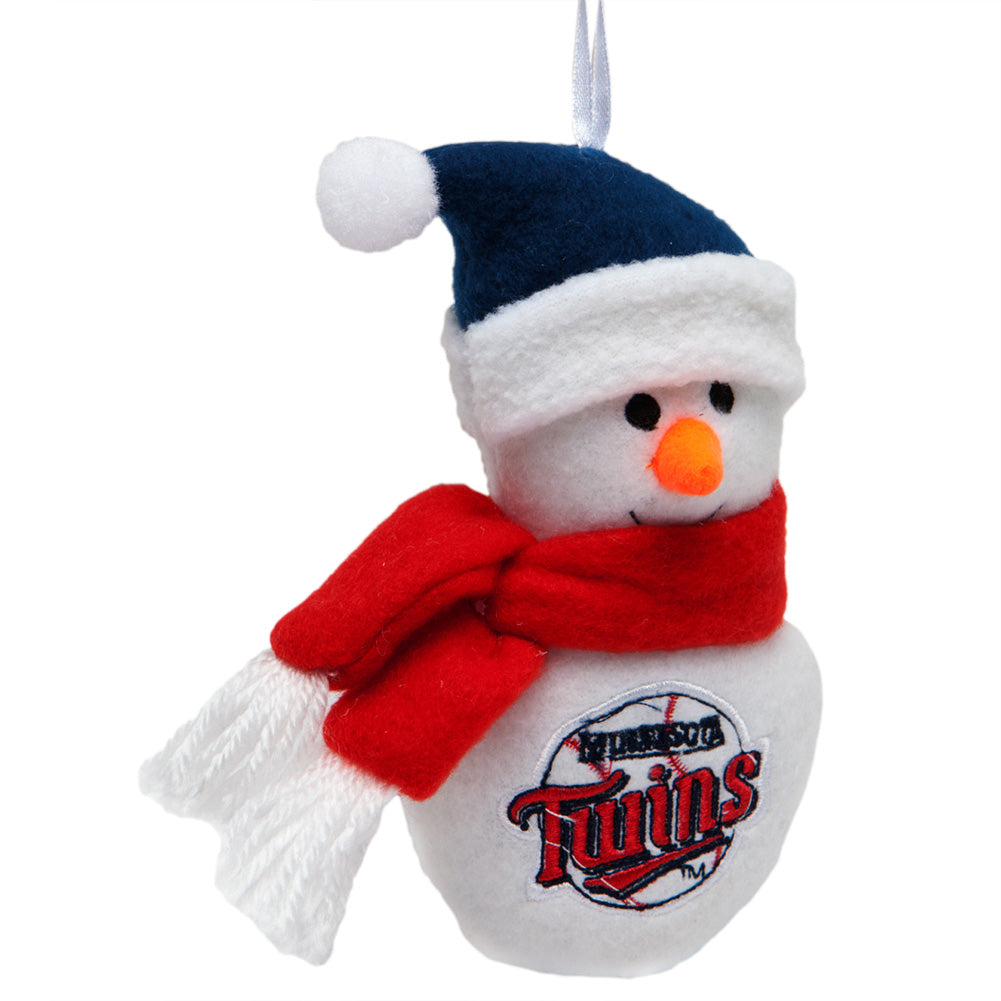 Minnesota Twins - Plush Snowman Ornament 3 Pack - OS / Multicoloured Ornaments Old Glory   