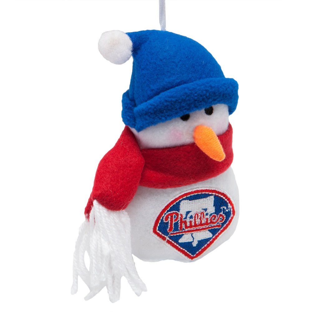 Philadelphia Phillies - Plush Snowman Ornament 6 Pack - OS / Multicoloured Ornaments Old Glory   