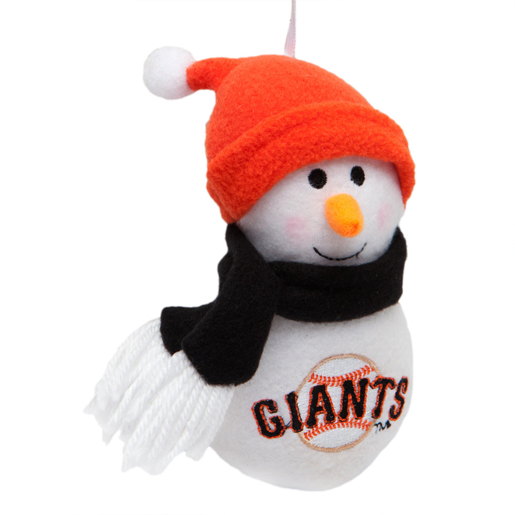 San Francisco Giants - Plush Snowman Ornament 3 Pack - OS / Multicoloured Ornaments Old Glory   