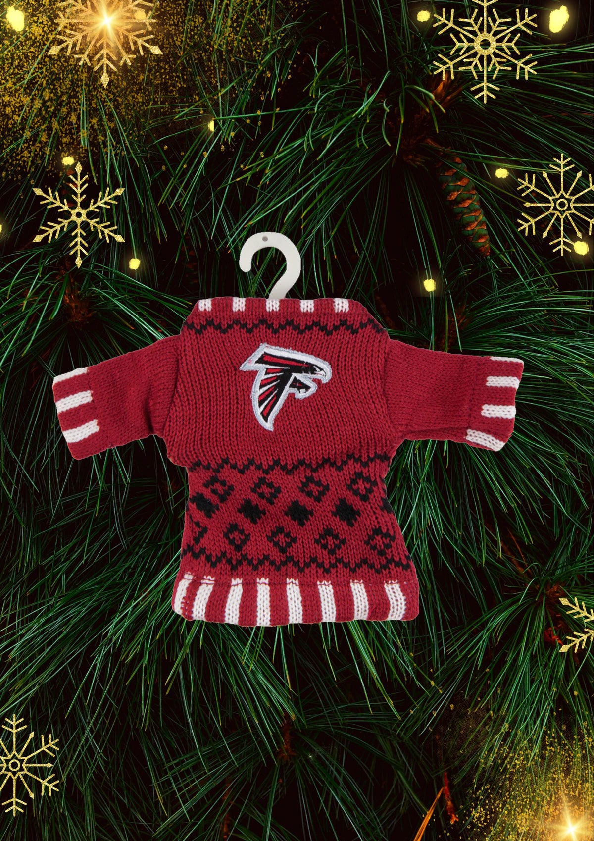 Atlanta Falcons - Knit Sweater Ornament 3 Pack - OS / Multicoloured Ornaments Old Glory   