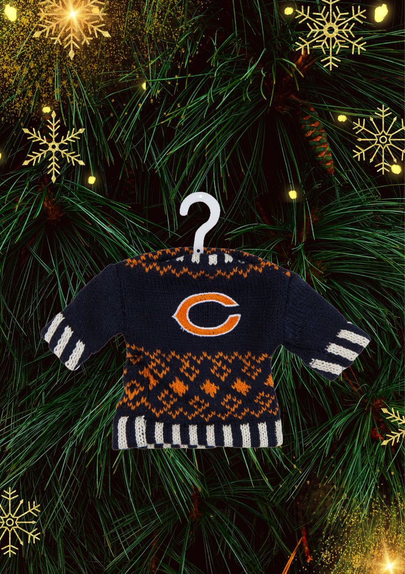 Chicago Bears - Knit Sweater Ornament 3 Pack - OS / Multicoloured Ornaments Old Glory   