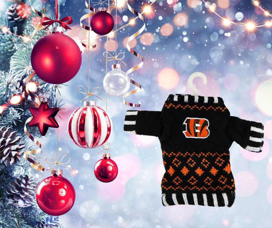 Cincinnati Bengals - Knit Sweater Ornament 3 Pack - OS / Multicoloured Ornaments Old Glory   