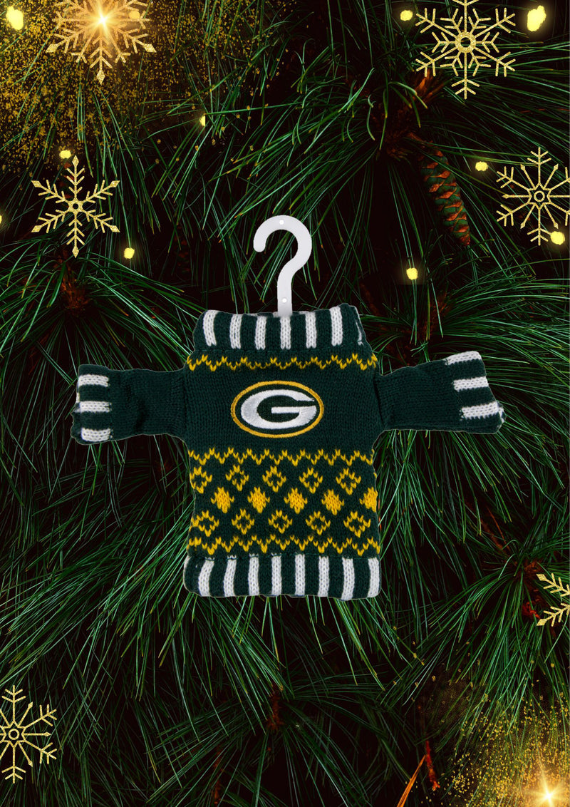 Green Bay Packers - Knit Sweater Ornament 3 Pack - OS / Multicoloured Ornaments Old Glory   