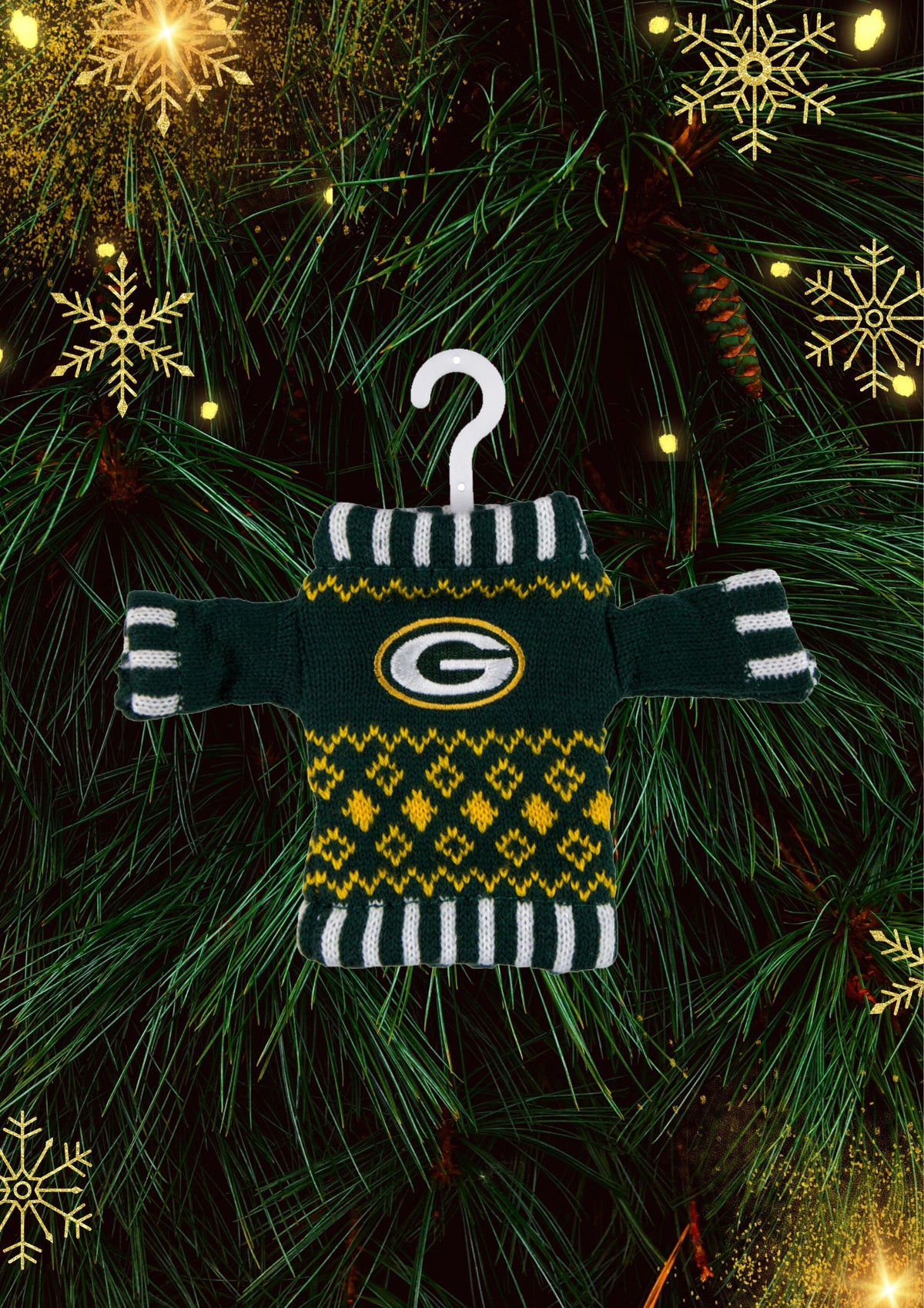 Green Bay Packers - Knit Sweater Ornament 6 Pack - OS / Multicoloured Ornaments Old Glory   