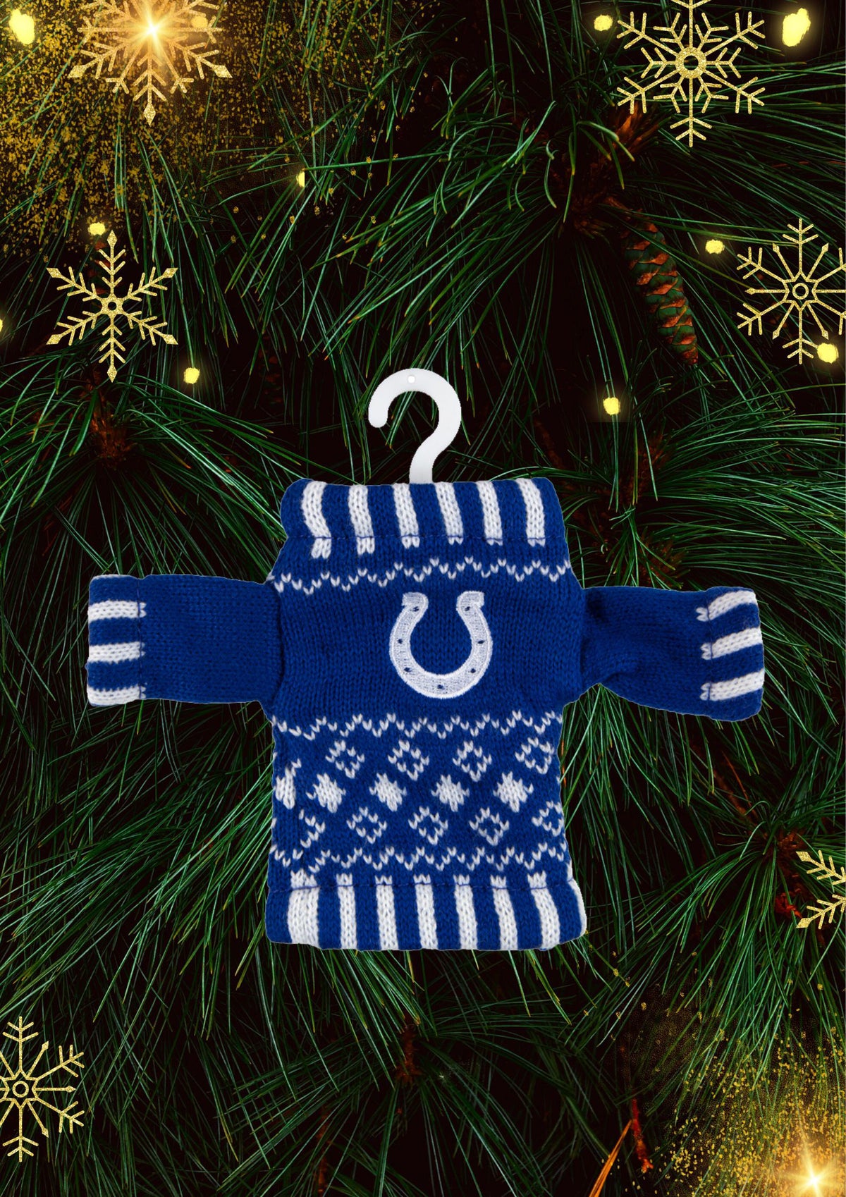 Indianapolis Colts - Knit Sweater Ornament 3 Pack - OS / Multicoloured Ornaments Old Glory   