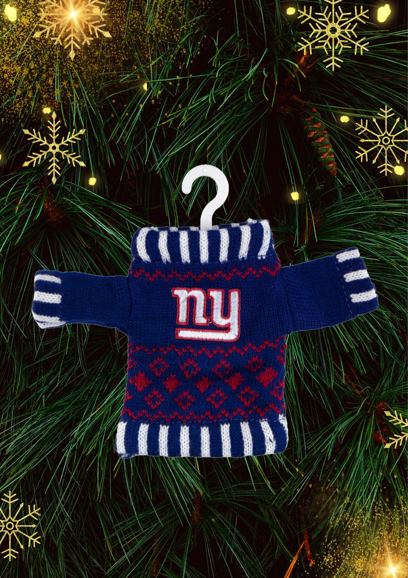 New York Giants - Knit Sweater Ornament 3 Pack - OS / Multicoloured Ornaments Old Glory   