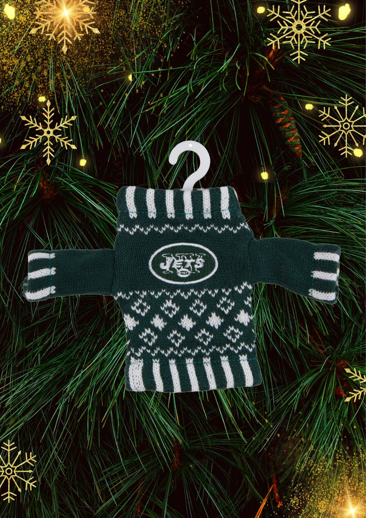 New York Jets - Knit Sweater Ornament 3 Pack - OS / Multicoloured Ornaments Old Glory   