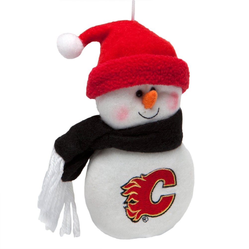 Calgary Flames - Plush Snowman Ornament 3 Pack - OS / Multicoloured Ornaments Old Glory   