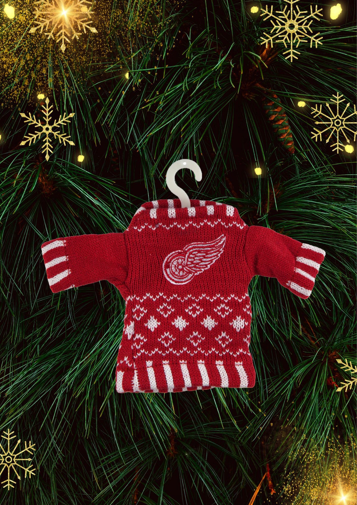 Detroit Red Wings - Knit Sweater Ornament 3 Pack - OS / Multi Ornaments Old Glory   