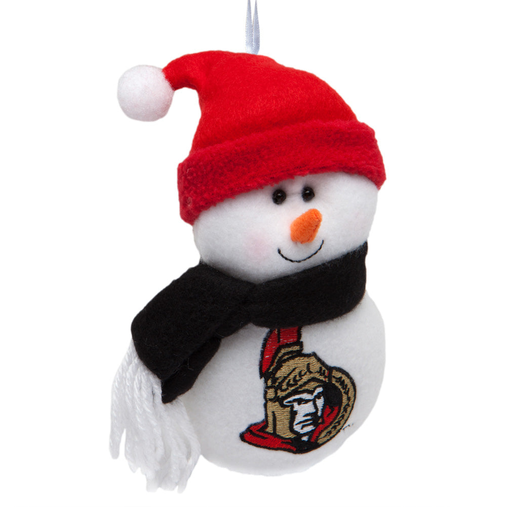 Ottawa Senators - Plush Snowman Ornament 3 Pack - OS / Multicoloured Ornaments Old Glory   