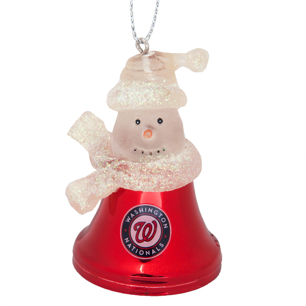 Washington Nationals - Snowman Bell Ornament 3 Pack - OS / Multicoloured Ornaments Old Glory   