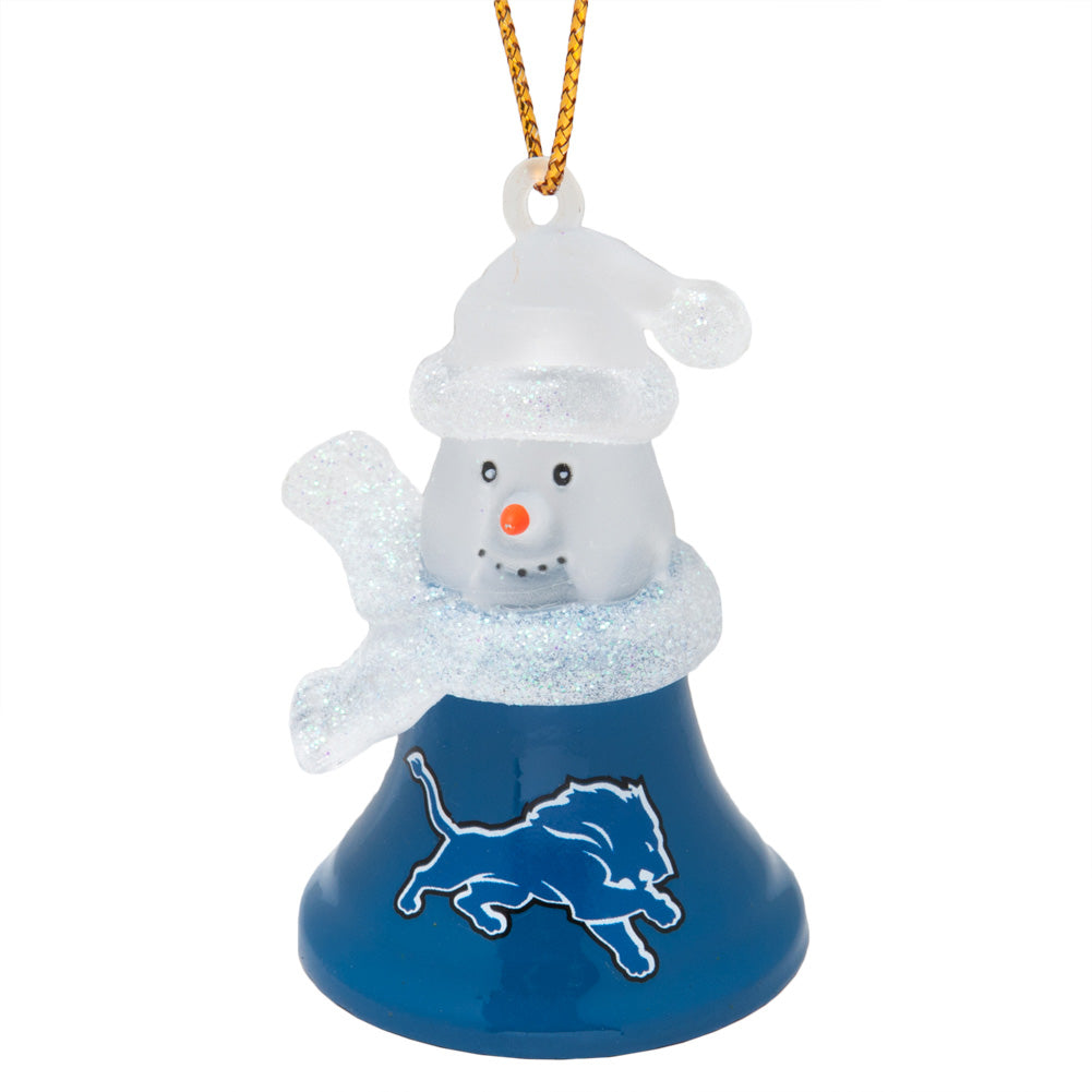 Detroit Lions - Snowman Bell Ornament 3 Pack - OS / Multi Ornaments Old Glory   