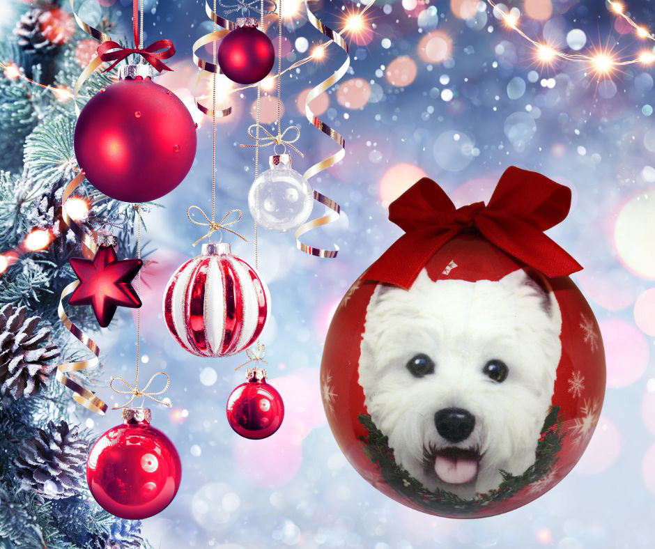 Westie Christmas Ball Ornament 3 Pack Ornaments Old Glory   