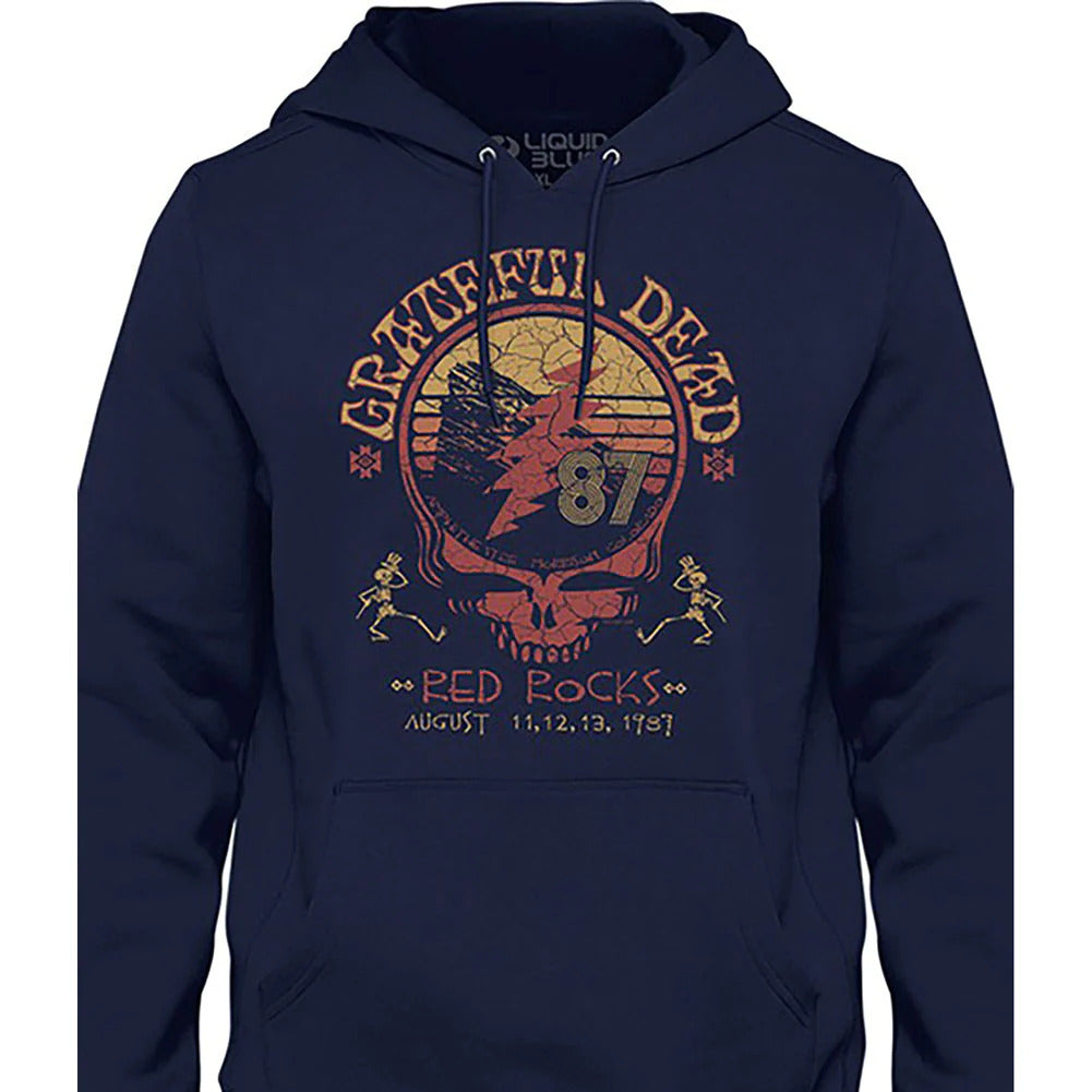 Grateful Dead - Red Rocks 87 Mens Pullover Hoodie Men's Hoodies Old Glory MD  