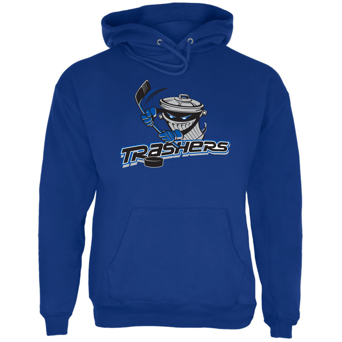 Danbury Trashers - Logo Mens Pullover Hoodie Men's Hoodies Oldglory.com SM Deep Royal