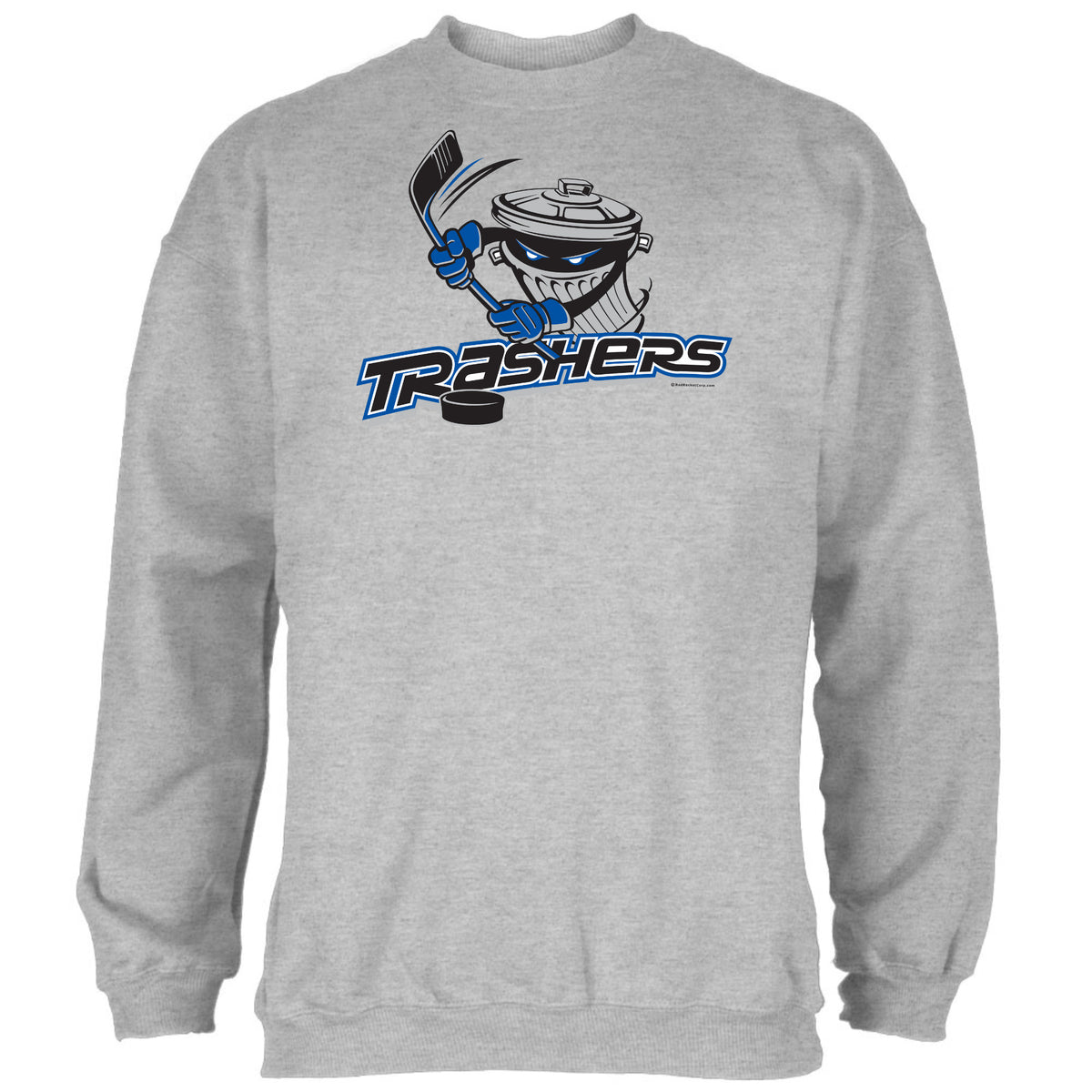 Danbury Trashers - Logo Mens Sweatshirt Men's Sweatshirts Oldglory.com SM Heather Grey