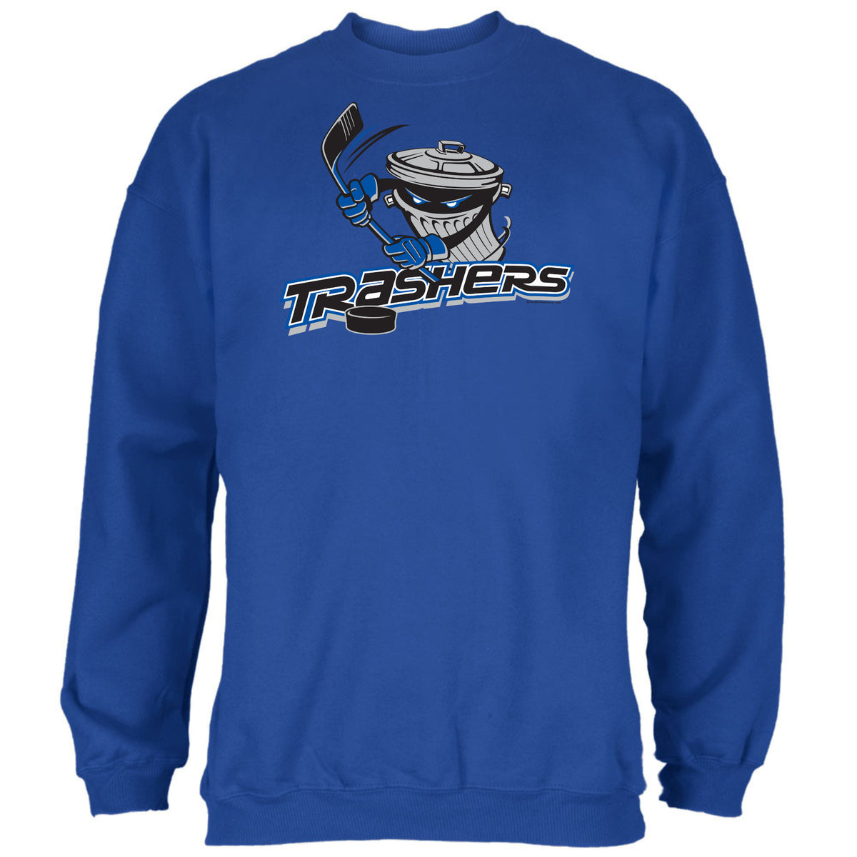 Danbury Trashers - Logo Mens Sweatshirt Men's Sweatshirts Oldglory.com SM Royal