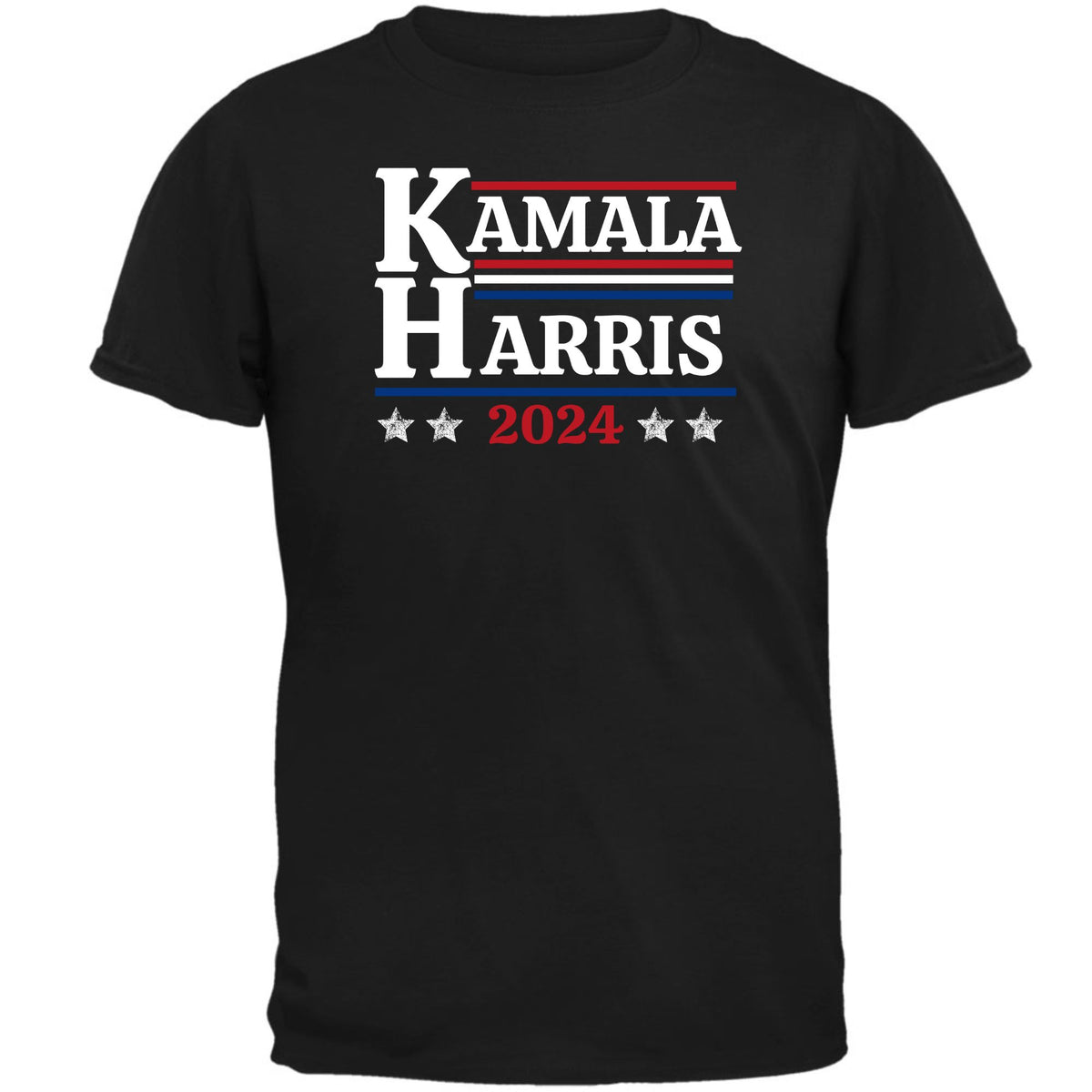 Election 2024 Kamala Harris 2024 Mens T Shirt Men's T-Shirts Oldglory.com SM Black 