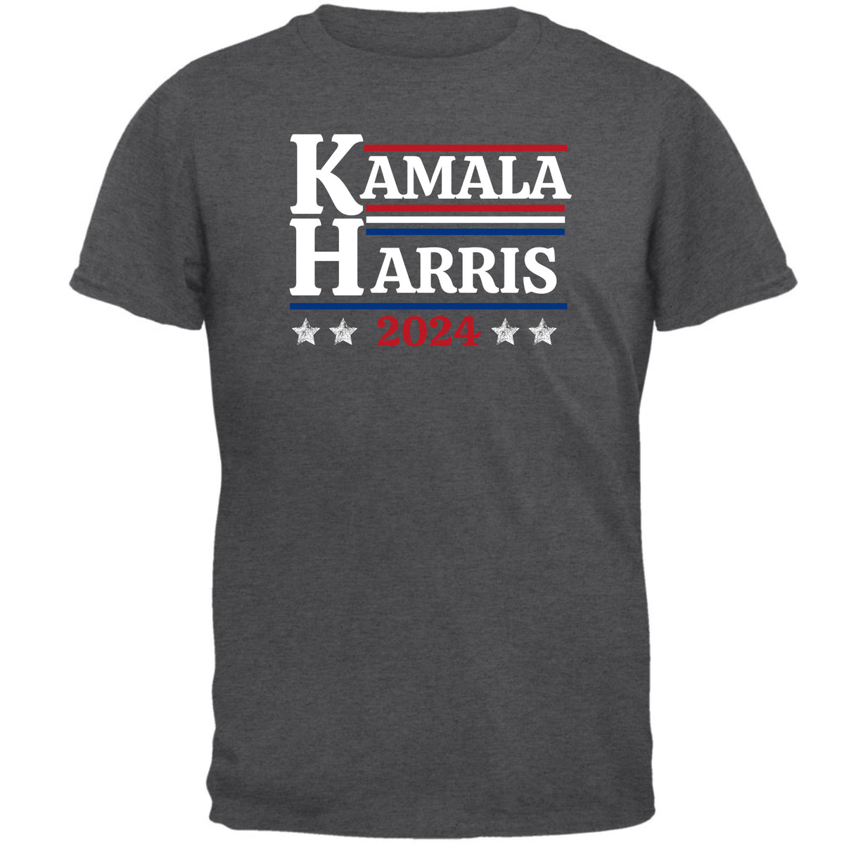 Election 2024 Kamala Harris 2024 Mens T Shirt Men's T-Shirts Oldglory.com SM Dark Heather 