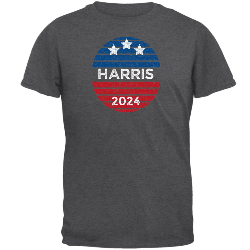 Election 2024 Kamala Harris Patriotic Vintage Sunset 2024 Mens T Shirt Men's T-Shirts Oldglory.com SM Dark Heather 